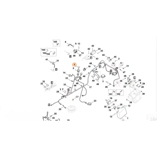 STIHL  Kluczyk zapłonu 0000 430 8100